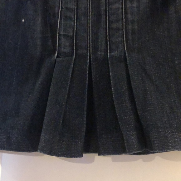 Seven mini denim skirt with back pleats. Size 25 - Picture 3 of 4